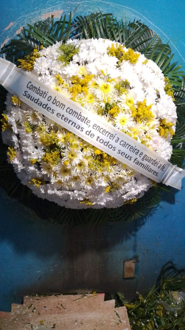 Coroa de Flores Nobre Sentimento para velório em Maceió