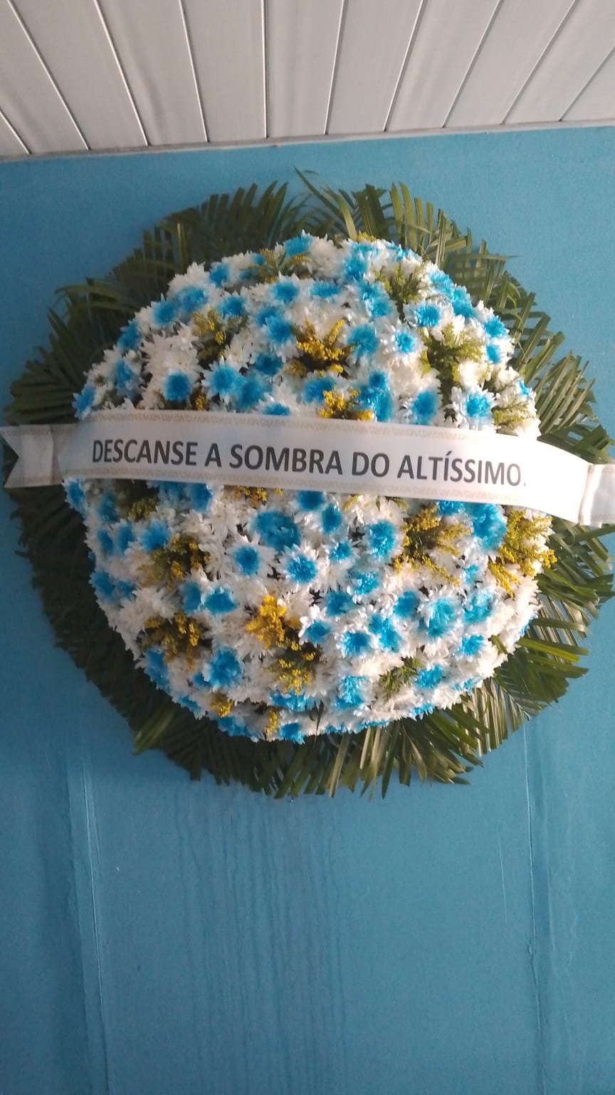 Coroa de Flores Serenidade para velório em Maceió