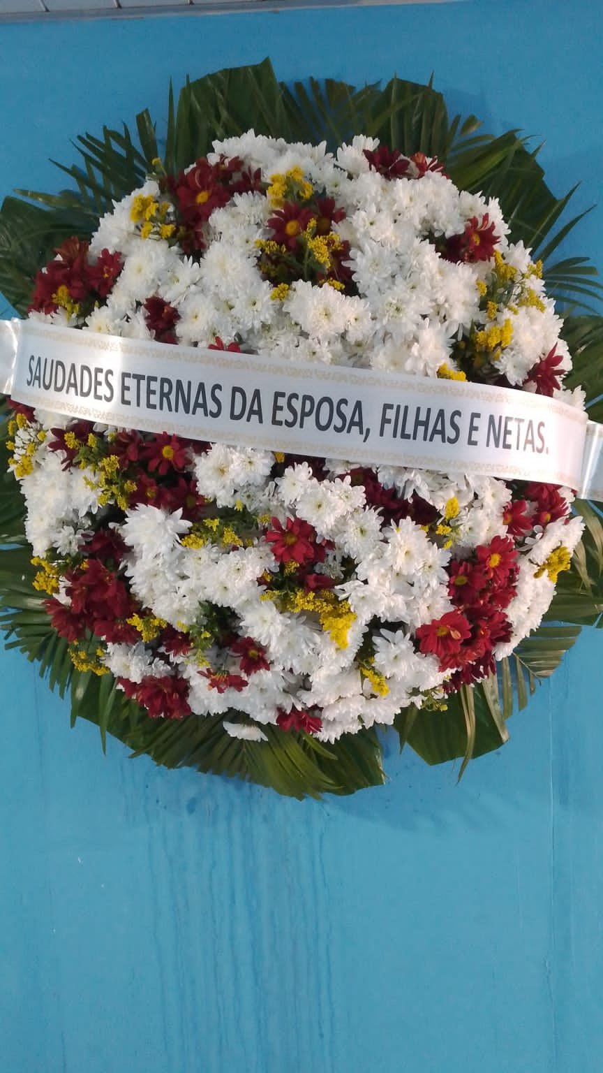 Coroa de Flores Campo de Luz para velório em Maceió