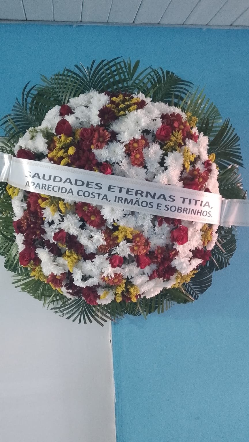Coroa de Flores Divina Paz para velório em Maceió