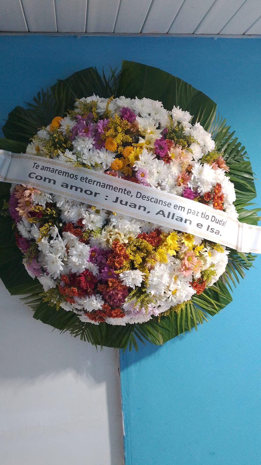 Coroa de Flores Doce Saudade para velório em Maceió