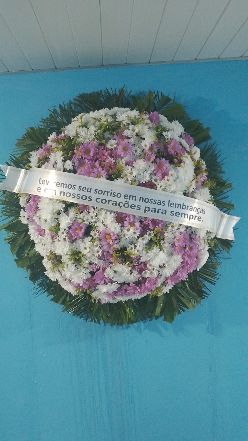 Coroa de Flores Laços de Amor para velório em Maceió