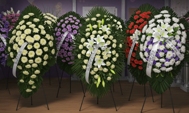 Coroa de flores para velório em Maceió